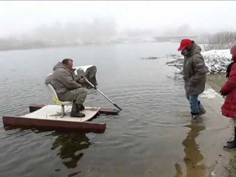 Видео: Катамаран для рыбалки