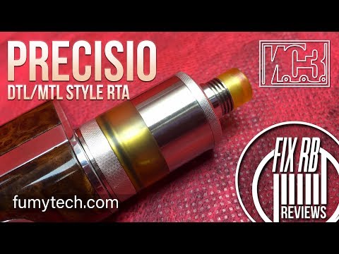 Видео: И.С.З. №41 PRECISIO MTL Style RTA l by BD VAPE / Fumytech | 26.09.19 | 21:30 MCK
