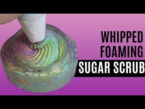 Видео: Приготовление взбитых сахарных скрабов с пеной — рецепт прилагается
