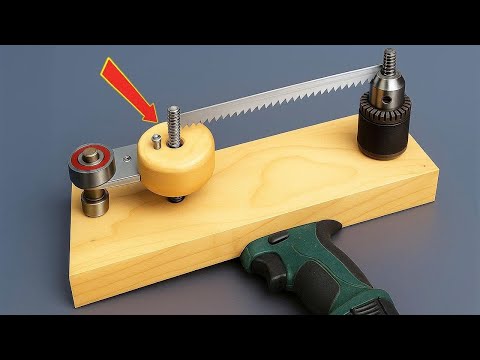 Видео: Не выбрасывайте старые пильные полотна — превратите их в гениальный инструмент для деревообработки!