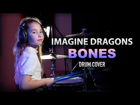 Видео: Imagine Dragons - Bones | Варвара Коротыш | drum cover