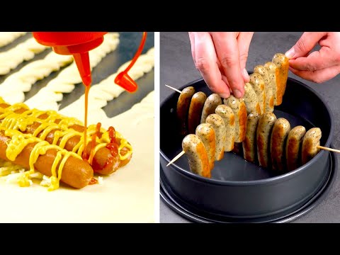 Видео: Так Просто и Очень Вкусно! 9 Потрясающих Блюд из Сосисок