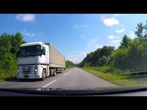 Видео: Автомобільна дорога Т-14-18 Нижанковичі-Самбір-Дрогобич-Стрий : ділянка м. Самбір - м. Дрогобич