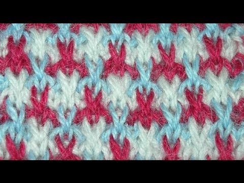Видео: Узоры спицами - Ленивый узор для шапки