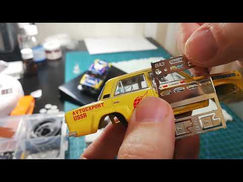 Видео: Фототравление ETCH Models для Ваз 2101, 2103, 2105, VFTS LADA,1/43 УЛУЧШЕНИЕ МОДЕЛЕЙ IXO Rally Car