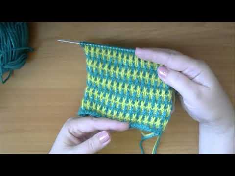Видео: Ленивый жаккард. Простые узоры. Узор №7.