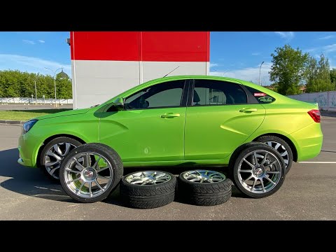 Видео: Новые кованые диски SLIK L- EVO777 на Весту