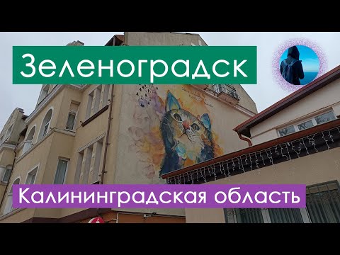 Видео: Зеленоградск (Кранц) в новогодние каникулы. Калининградская область