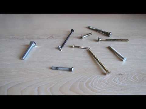 Видео: Чем отличаются болт, винт и шуруп. What is the difference between a bolt and screw.