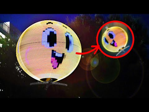 Видео: Создание ГИГАНТСКОГО летающего светодиодного дисплея.