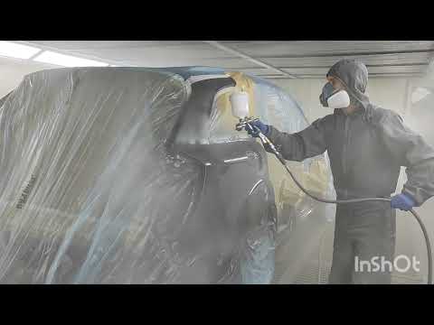 Видео: AUDI Q 7 лакировка с размытием переходов по лаку.