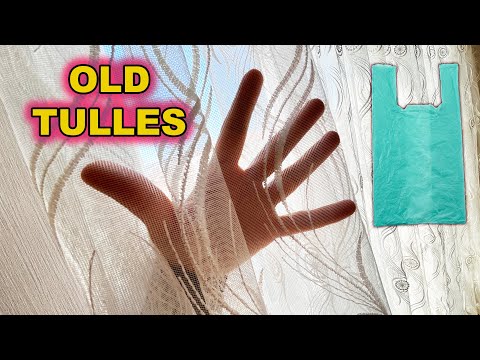 Видео: ЧТО МОЖНО СДЕЛАТЬ ИЗ СТАРОЙ ТЮЛИ? 3 идеи / оценка старых тюлевых штор