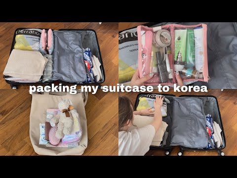 Видео: собираю чемодан в путешествие в корею