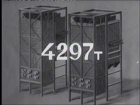 Видео: Монтаж головного блока мощностью 300000 кВт на Приднепровской ГРЭС
