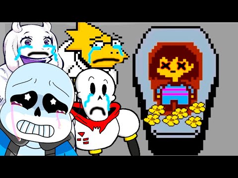 Видео: П0ХОРОНЫ ФРИСК В UNDERTALE ! - Что будет, если отдать душу? [Андертейл]