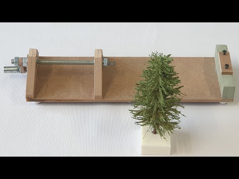 Видео: МАШИНА для легкого изготовления МИНИАТЮРНЫХ ЕЛЕЙ для МОДЕЛЕЙ и диорам