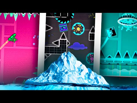 Видео: АЙСБЕРГ ПОТЕРЯННЫХ УРОВНЕЙ В GEOMETRY DASH