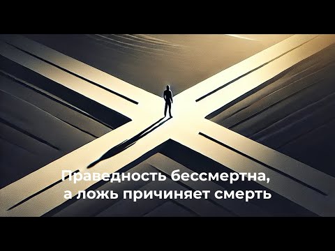 Видео: Праведность бессмертна, а ложь причиняет смерть