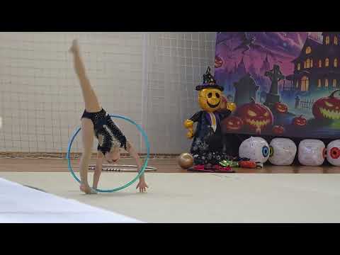 Видео: Турнир по гимнастике ИЗМАИЛ  2025 ХЕЛЛОУИН   Обруч