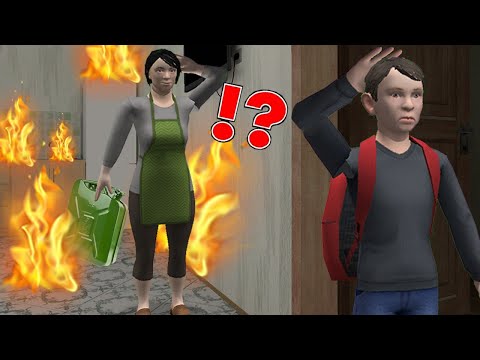 Видео: МАМА СОШЛА С УМА 😭 ГРУСТНАЯ ИСТОРИЯ | SchoolBoy Runaway