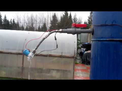 Видео: Электромагнитный клапан в "самотечной" системе.