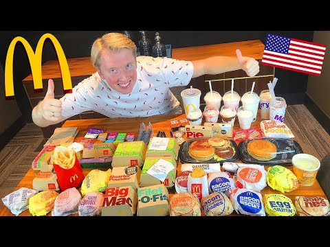 Видео: ВСЕ МЕНЮ МАКДОНАЛДС В США -  ЕДА ДЛЯ БЕДНЫХ