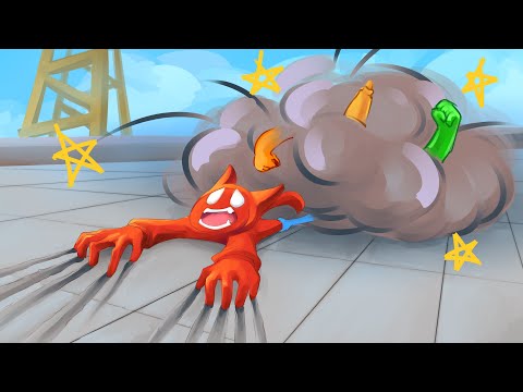 Видео: НЕТ!!! Я НЕ ХОЧУ ТУДА!!! УГАР В GANG BEASTS!!!