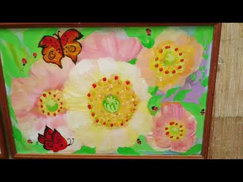 Видео: exhibition of paintings FLOWERS-the life of a bee THE ROAD of Flowers,жизнь пчелы - ДОРОГА Цветов
