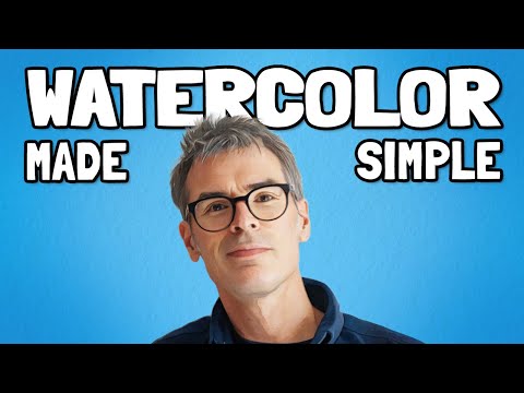 Видео: ЕДИНСТВЕННЫЕ 8 секретов, которые вам нужны, чтобы упростить акварельную живопись