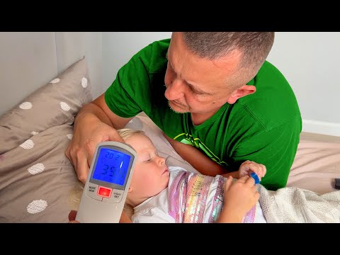 Видео: Ника заболела. Высокая температура . Новый пылесос и работа во дворе. Ника Лайф