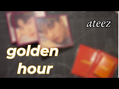 Видео: ateez golden hour\\обзор карт, распаковка некоторых версий релиза