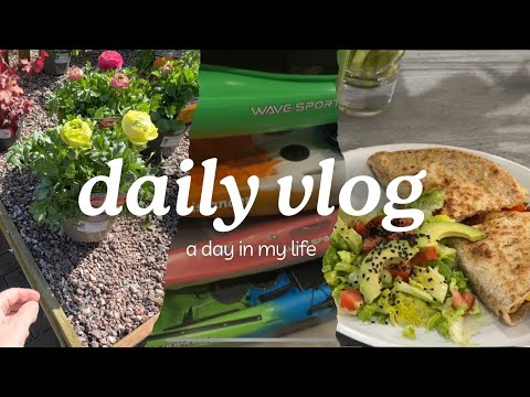 Видео: Утро выходного дня: занимаюсь спортом, магазин каное и садовый центр. Лаваш на завтрак. Влог.