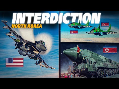 Видео: Северокорейские МиГи против американских F-16C Viper Intercept | Воздушный бой | Цифровой боевой ...