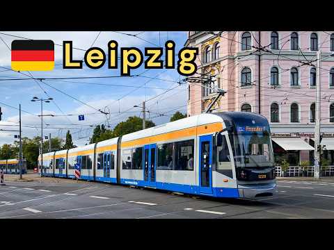 Видео: Трамваи в Лейпциге, Германия 🇩🇪 | 2023 год