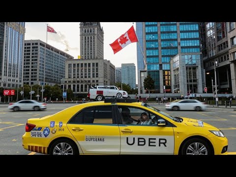 Видео: UBER в Канаде #video #канада #canada #news #ontario #immigration #job #taxi #uber #uberdriver #убер
