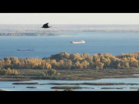 Видео: Саратов. Волга.Вид на "Увеке"