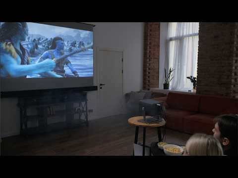 Видео: ALR экран для среднефокусных 4К проекторов: почему на экране лучше чем на стене?