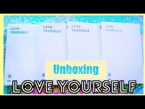 Видео: РАСПАКОВКА АЛЬБОМОВ BTS (방탄소년단) Love Yourself 承 'Her' ( ver. L, O, V, E )