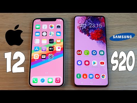 Видео: IPHONE 12 VS SAMSUNG GALAXY S20 - БИТВА ЛУЧШИХ! ПОЛНОЕ СРАВНЕНИЕ