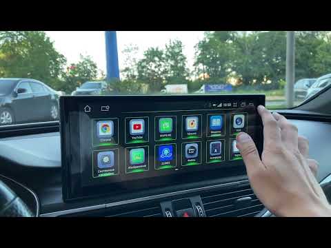 Видео: Андройд мультимедиа Ауди, 12 дюймовый дисплей ( Android Multimedia Audi 12 inches display)