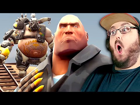 Видео: Overwatch против TF2: Эпизод 2 [SFM] Team Fortress 2 Анимация РЕАКЦИЯ!!!