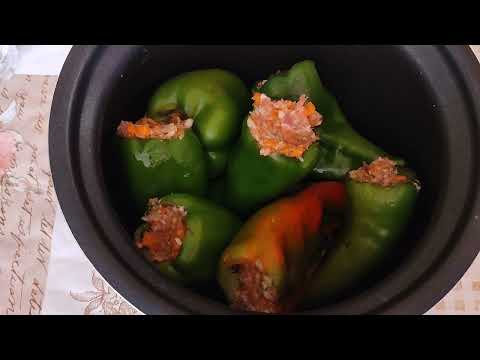 Видео: Пълнени чушки с кайма в мултикукър #чушки#рецепти #домашна #храна #multicooker #tefal