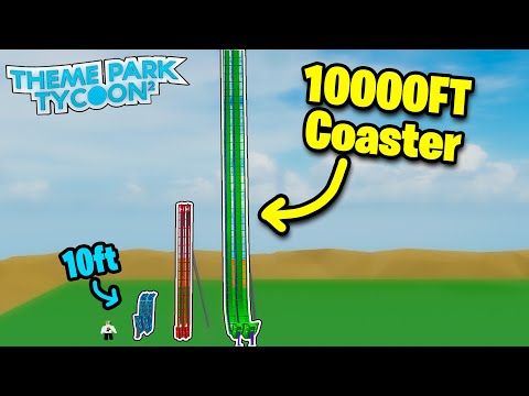 Видео: Theme Park Tycoon 2, но с каждым аттракционом высота удваивается