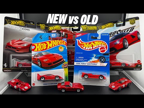 Видео: Разборки Ferrari от Hot Wheels: новое против классического литья!