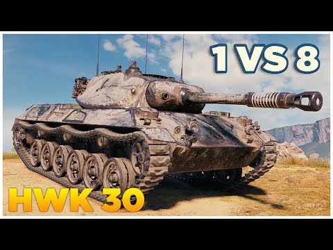 Видео: HWK 30 • 7.4К УРОНА • 12 ФРАГОВ • WoT Gameplay