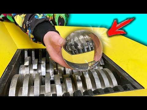 Видео: СУНУЛ в ШРЕДЕР - ГИГАНТСКИЙ ШАР из СТЕКЛА