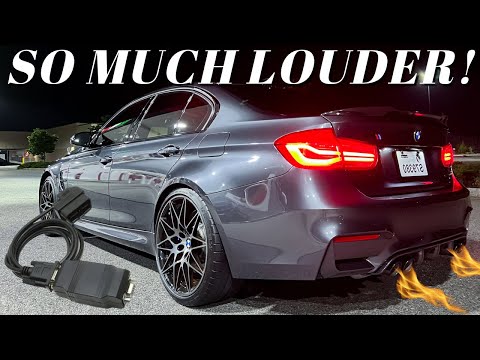 Видео: Контроллер выпускного клапана BMS для BMW F80 M3 - СО ЗВУКОВЫМИ КЛИПАМИ!
