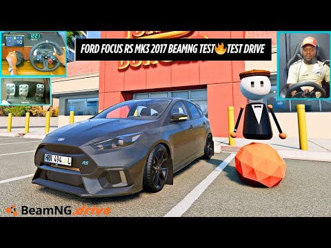 Видео: Тест модификации Ford Focus RS Mk3 2017 BeamNG | Реалистичное вождение с Logitech G29