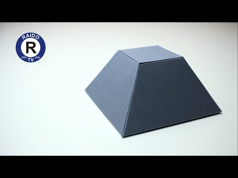 Видео: КАК СДЕЛАТЬ УСЕЧЁННУЮ ПИРАМИДУ ИЗ БУМАГИ? УСЕЧЁННАЯ ЧЕТЫРЕХУГОЛЬНАЯ ПИРАМИДА. | #RAIDOTV
