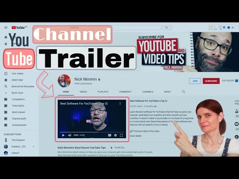 Видео: Как да си сложим Трейлър на нашия YouTube канал от компютъра или от телефона